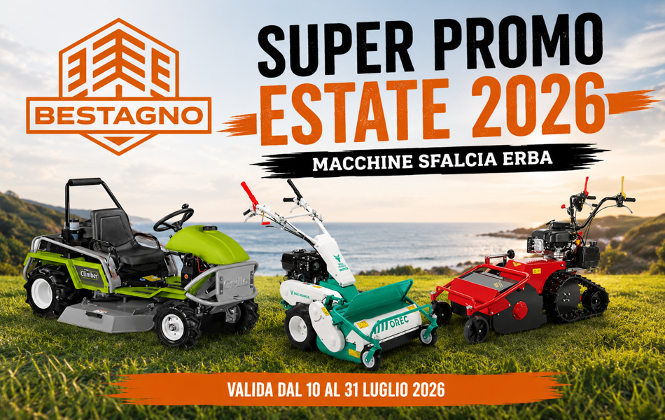 Falciatrici e Trince: al via la Super Promo Estate!